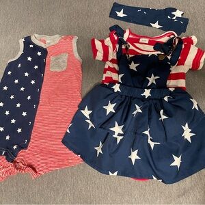 Patriotic Baby Outfit Set